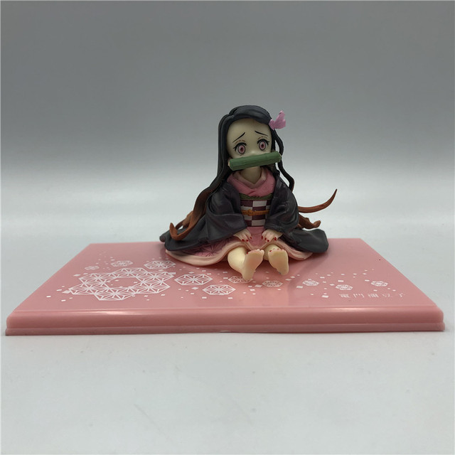 Figurka pcv Demon Slayer Kimetsu no Yaiba Kamado Nezuko siedząca 6.5cm - Wianko - 4