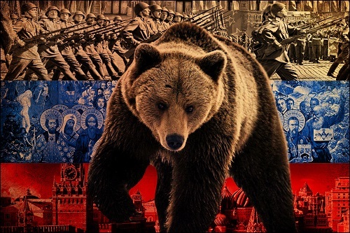 Flaga rosyjska Duma Niedźwiedzia - 90x150 cm - Wianko - 3