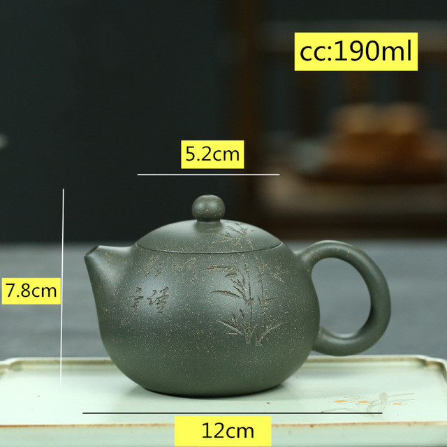 Czajnik do herbaty handmade z purpurowej gliny Yixing, chińska ruda Zisha, filtr kulkowy, 190ml - Wianko - 5