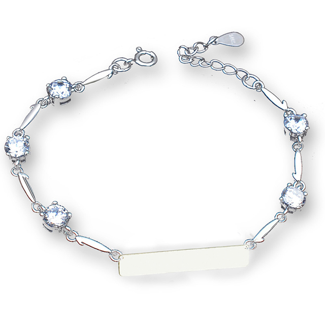 925 Sterling Silver prostokątne złącze do holowania dla naszyjników - biżuteria ręcznie robiona (ID34506smt4) - Wianko - 8