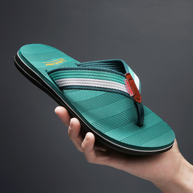 Męskie kapcie plażowe letnie Flip Flop na 2021 - wygodne sandały antypoślizgowe - Wianko - 18