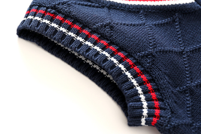 Wysokiej jakości kamizelka bawełniana dla niemowląt - wygodne, miękkie i ciepłe ubranie na jesień i zimę - Wianko - 7