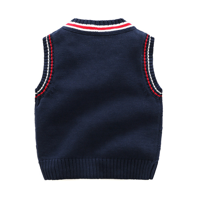Wysokiej jakości kamizelka bawełniana dla niemowląt - wygodne, miękkie i ciepłe ubranie na jesień i zimę - Wianko - 4