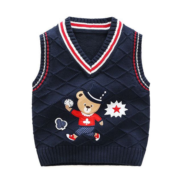 Wysokiej jakości kamizelka bawełniana dla niemowląt - wygodne, miękkie i ciepłe ubranie na jesień i zimę - Wianko - 3