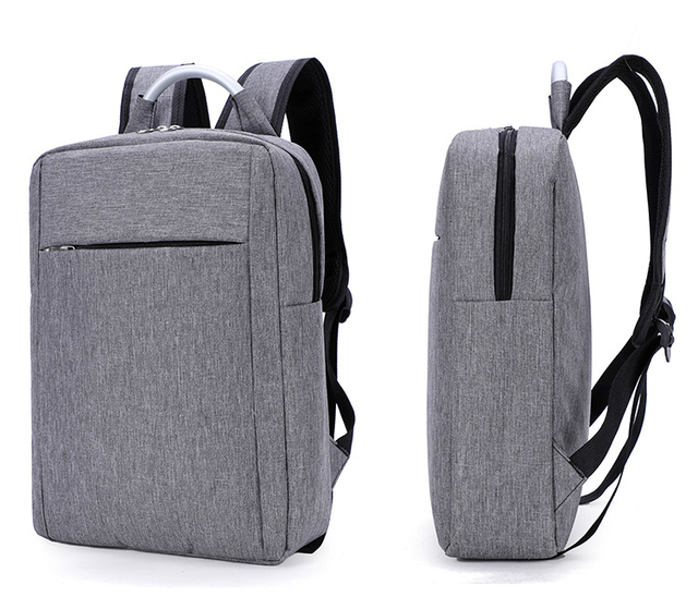 Uniwersalny plecak na laptopa 13-15.6 czarny/szary z ultralekką konstrukcją - Wianko - 8