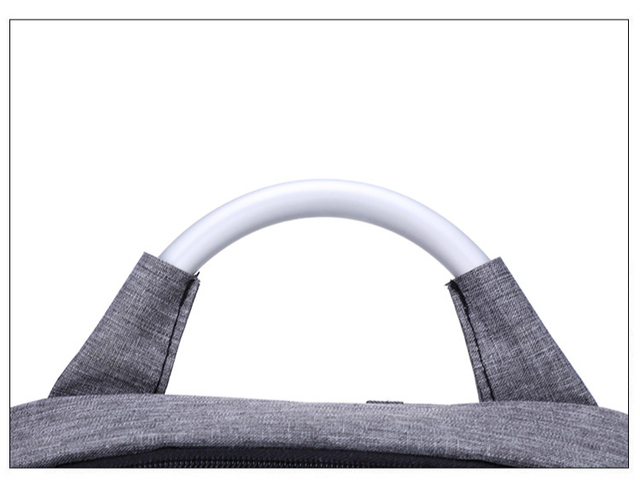 Uniwersalny plecak na laptopa 13-15.6 czarny/szary z ultralekką konstrukcją - Wianko - 12