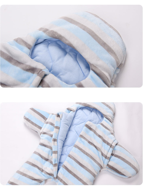 Dziecięcy śpiwór aksamitny w kształcie rozgwiazdy, odpowiedni na wiosnę, jesień i zimę - Wianko - 11