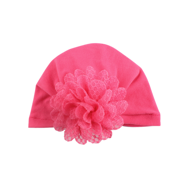 Kapelusz turban dla noworodka z kokardką z cekinami - letnia czapka dziewczynki z miękkiej bawełny - zdjęcie rekwizytowe - Wianko - 25