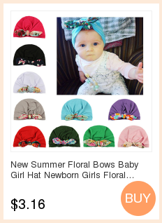 Kapelusz turban dla noworodka z kokardką z cekinami - letnia czapka dziewczynki z miękkiej bawełny - zdjęcie rekwizytowe - Wianko - 6