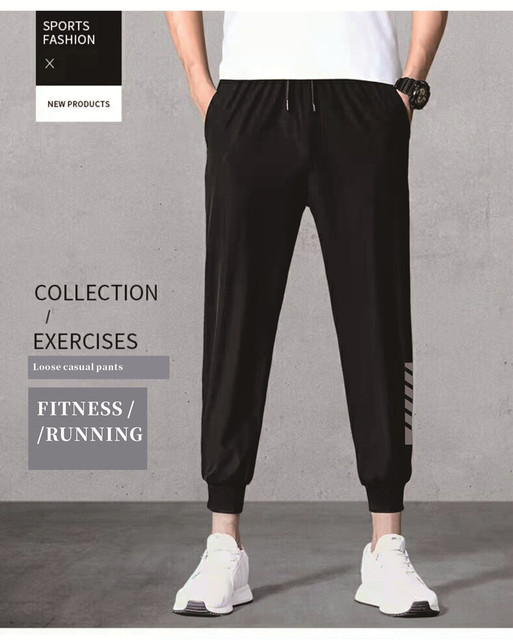 Męskie spodenki do biegania Quick Dry - sportowa odzież treningowa, dresowe szorty z kieszeniami, idealne na jogging i ćwiczenia - Wianko - 3