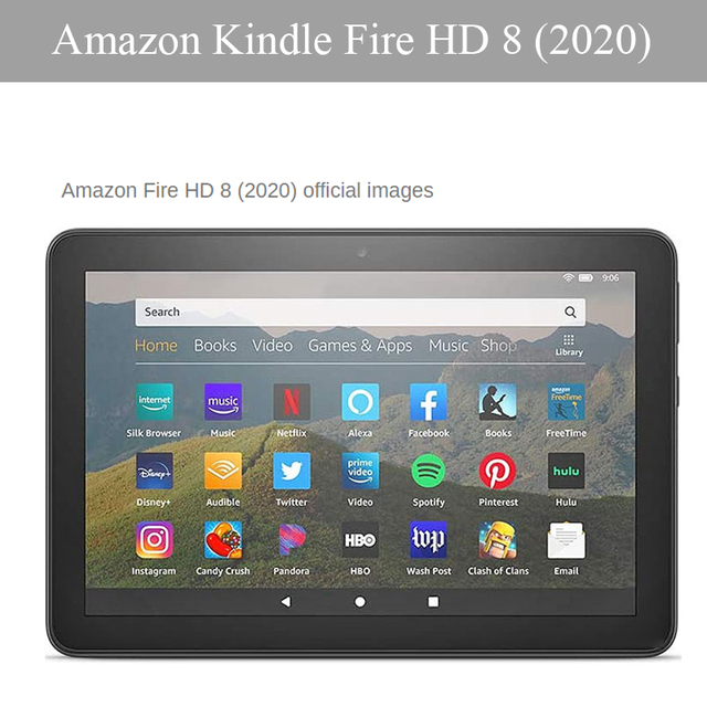 Pokrowiec ochronny skórzany na tablet Amazon Fire HD 8 2020 8.0 - Wianko - 1