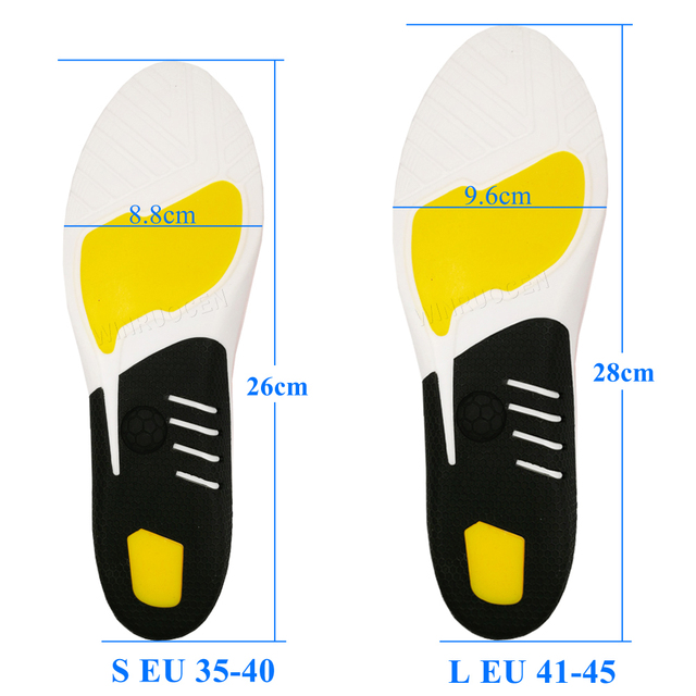 Wkładki do butów Shoepad PU sportowe wysokiej jakości wspierające łuk stopy, zapewniające amortyzację i redukcję bólu stóp i pięt zarówno dla kobiet, jak i mężczyzn - Wianko - 6