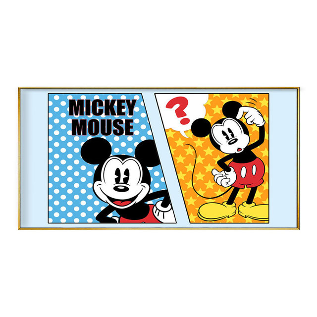 Plakat i druk obrazu na płótnie Mickey Mouse i kaczor Donald z Disneya do dekoracji wnętrza domu dla dzieci i salonu - Wianko - 8