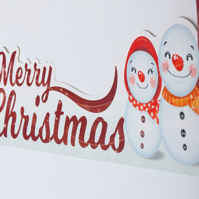Ozdoba Boże Narodzenie - Foto budka z rekwizytami Święty Mikołaj, okulary, rama - 2022 sylwester, prezent Xmas - Wiszące ozdoby Noel - Wianko - 6