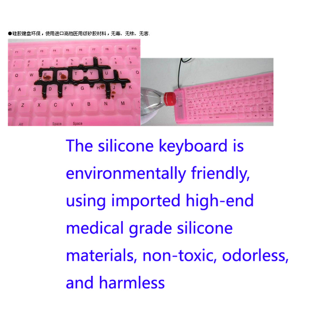 Uniwersalna składana klawiatura Bluetooth wodoodporna, miękka silikonowa mini klawiatura do iPad/iPhone/smartfonów - pokrywa do pianina - Wianko - 21