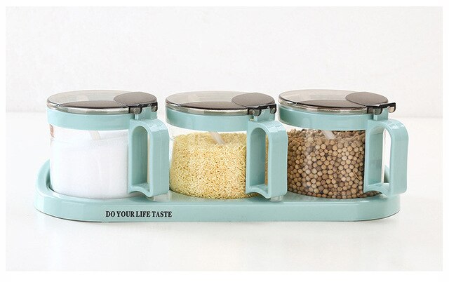 Pojemnik na przyprawy - kreatywne domowe pudełko z przyprawami, szklany słoik na sól - Wianko - 7