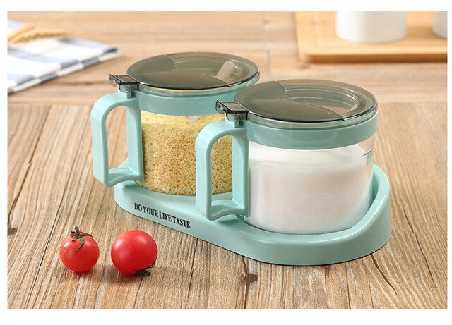 Pojemnik na przyprawy - kreatywne domowe pudełko z przyprawami, szklany słoik na sól - Wianko - 5