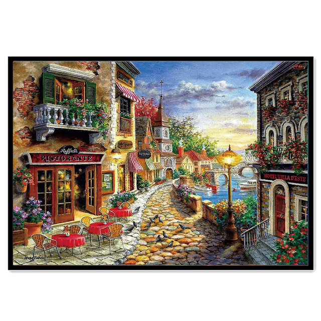 Pełna diamentowa mozaika krajobrazowa do DIY, 5D, haftowany obraz, prezent dekoracyjny do domu - Wianko - 8