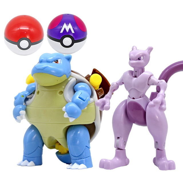 Pokemon Box Figurka Deformacja Pikachu Venusaur Charizard Gyarados Mewtwo Pokeball Kieszonkowy Potwór Anime Zabawka Dla Dzieci - Wianko - 8