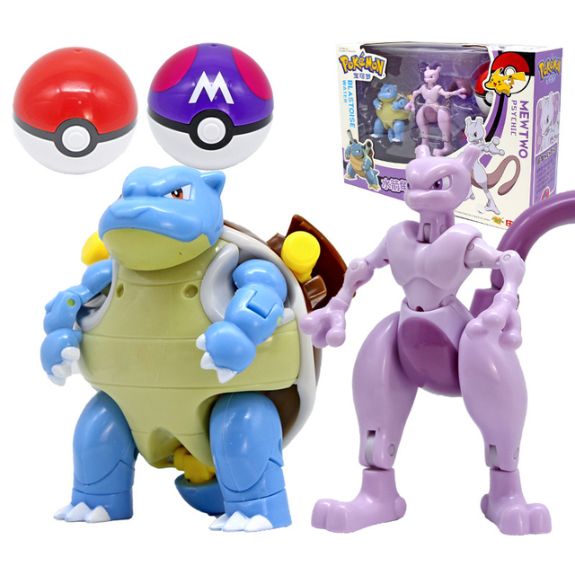 Pokemon Box Figurka Deformacja Pikachu Venusaur Charizard Gyarados Mewtwo Pokeball Kieszonkowy Potwór Anime Zabawka Dla Dzieci - Wianko - 7