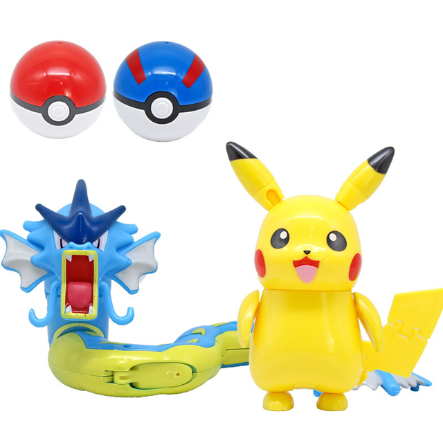 Pokemon Box Figurka Deformacja Pikachu Venusaur Charizard Gyarados Mewtwo Pokeball Kieszonkowy Potwór Anime Zabawka Dla Dzieci - Wianko - 10