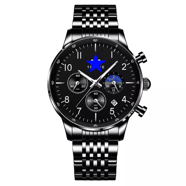 Męski zegarek kwarcowy TRSOYE 668, 24-godzinny wyświetlacz, stoper, wodoodporny 30M - Wianko - 11
