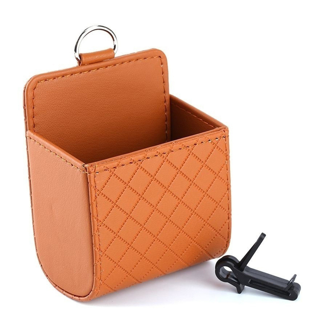 Pudełko do przechowywania kluczy, telefonu i monet z odpowietrznikiem - Faux Leather - Wianko - 20