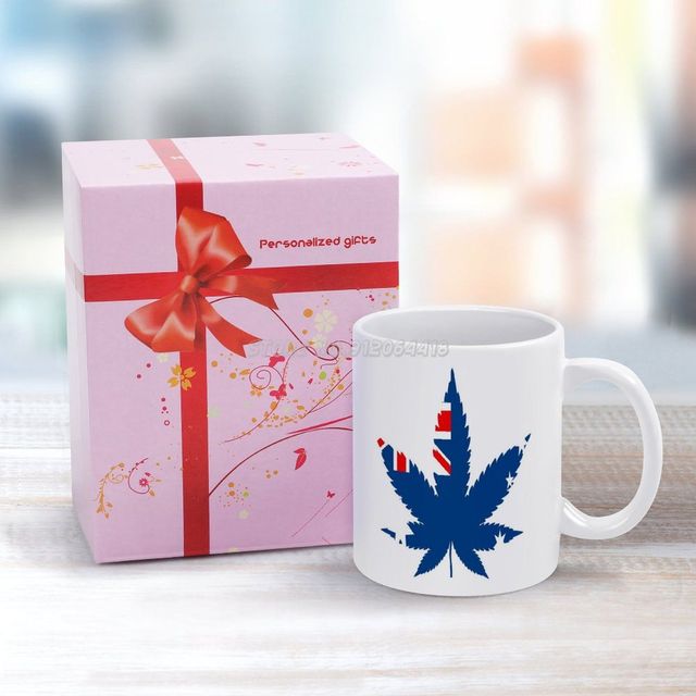 Kubek porcelanowy Cafe Tea na dzień ojca Ganja Weed Mary Jane 420 Art Nation - Wianko - 3