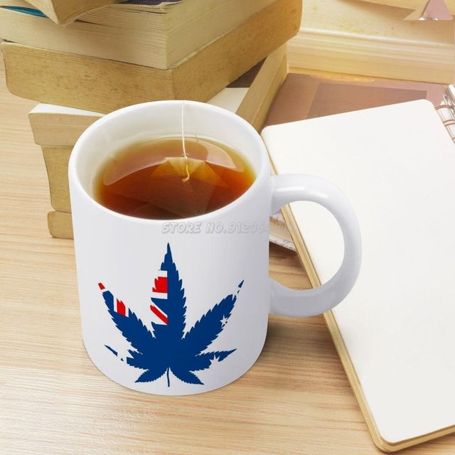 Kubek porcelanowy Cafe Tea na dzień ojca Ganja Weed Mary Jane 420 Art Nation - Wianko - 4
