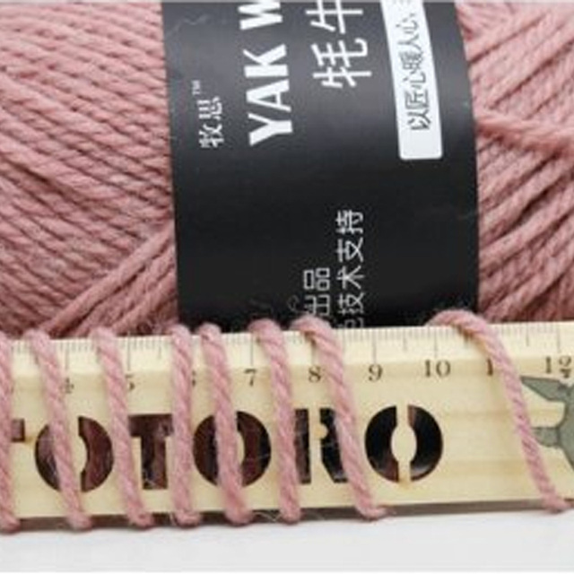 Wysokiej jakości kaszmirowy sweter szalik z mieszaniny Yak wełny i merino gruba przędza 500g - Wianko - 7