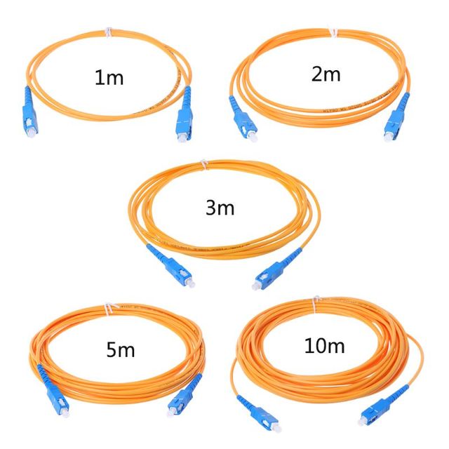Kabel światłowodowy pojedynczy SC/UPC-SM 3mm Patch Cord - różne długości - Wianko - 1