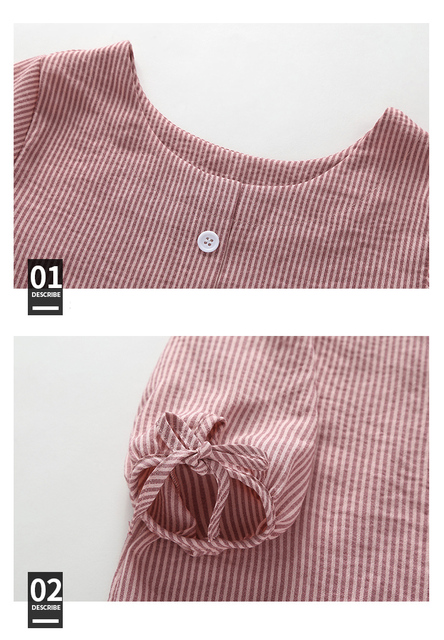 Letnia młodzieżowa odzież dziewczęca - solidna koszula + Sling strój koronkowy, 2 sztuki, dress4-16Yrs - Wianko - 5