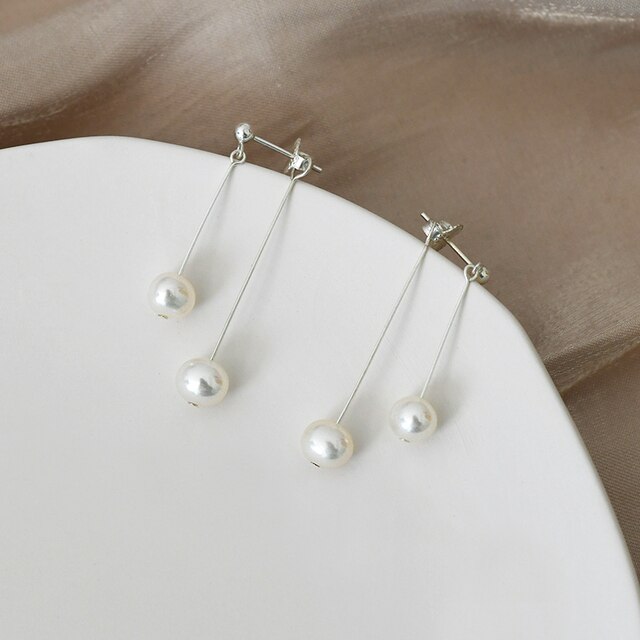 Słodkowodne kolczyki ASHIQI z naturalną perłą, 925 srebro - moda i elegancja - Wianko - 3