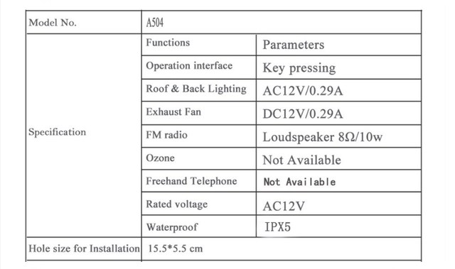 Panel prysznicowy z radiem FM i sterowaniem, głośnikiem i oświetleniem, prostokątny - Wianko - 2