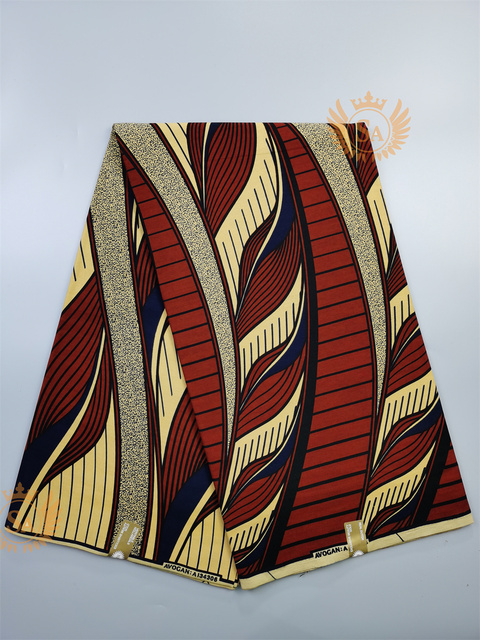 Afrykańska tkanina woskowana Ankara z nadrukami Batik, wysokiej jakości bawełniany materiał z wstawkami, do szycia ubrań N601a - Wianko - 20