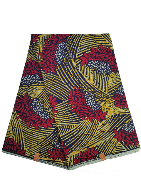 Afrykańska tkanina woskowana Ankara z nadrukami Batik, wysokiej jakości bawełniany materiał z wstawkami, do szycia ubrań N601a - Wianko - 15
