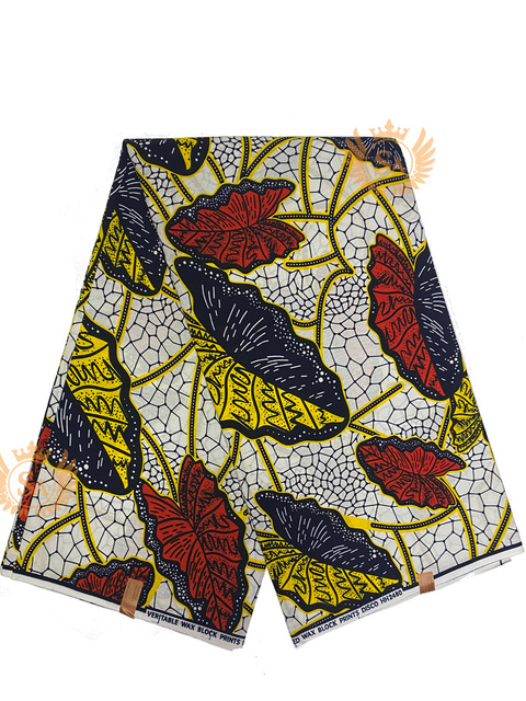 Afrykańska tkanina woskowana Ankara z nadrukami Batik, wysokiej jakości bawełniany materiał z wstawkami, do szycia ubrań N601a - Wianko - 24
