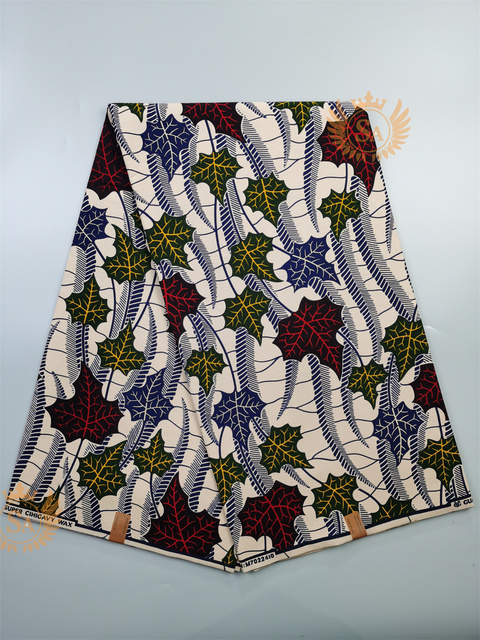 Afrykańska tkanina woskowana Ankara z nadrukami Batik, wysokiej jakości bawełniany materiał z wstawkami, do szycia ubrań N601a - Wianko - 34