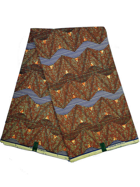 Afrykańska tkanina woskowana Ankara z nadrukami Batik, wysokiej jakości bawełniany materiał z wstawkami, do szycia ubrań N601a - Wianko - 14