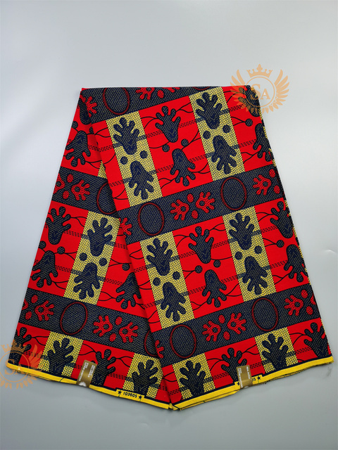 Afrykańska tkanina woskowana Ankara z nadrukami Batik, wysokiej jakości bawełniany materiał z wstawkami, do szycia ubrań N601a - Wianko - 19