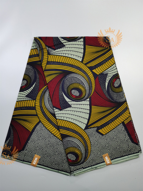 Afrykańska tkanina woskowana Ankara z nadrukami Batik, wysokiej jakości bawełniany materiał z wstawkami, do szycia ubrań N601a - Wianko - 33