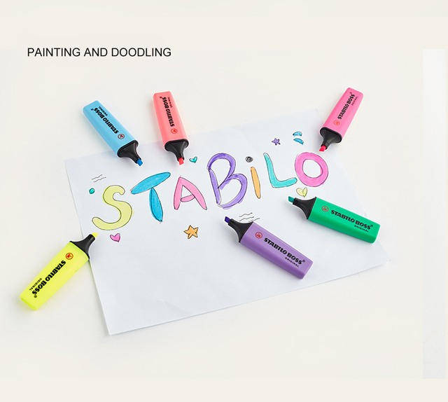 Fluorescencyjny długopis STABILO Mini kolorowe cukierki - Wianko - 5