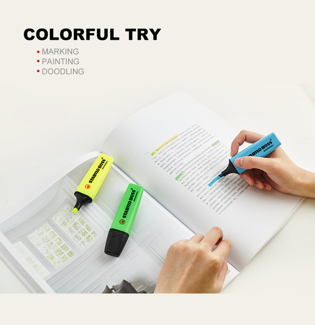 Fluorescencyjny długopis STABILO Mini kolorowe cukierki - Wianko - 3