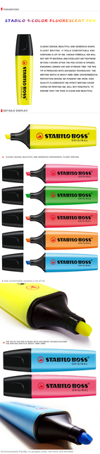 Fluorescencyjny długopis STABILO Mini kolorowe cukierki - Wianko - 12