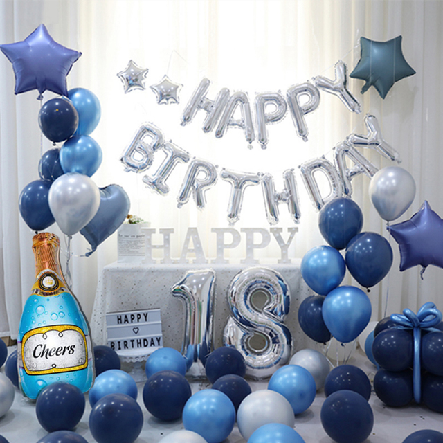 Balony lateksowe z numerami - 18, 30, 40, 50, 60 - złoto srebrne metalowe Chrome, idealne na urodziny, rocznice, przyjęcie dzieci i dorosłych - Wianko - 2