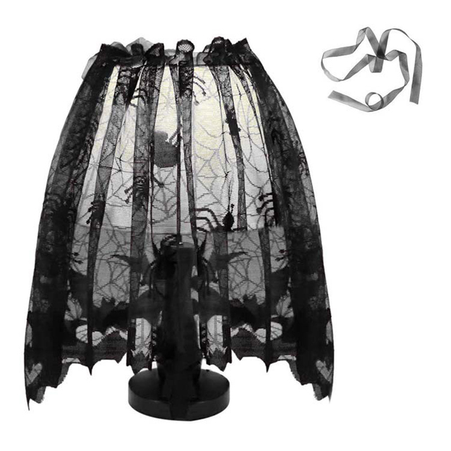 Obrus kominkowy ze wzorem nietoperza na Halloween, 102x210cm, tkanina dekoracyjna - Wianko - 2