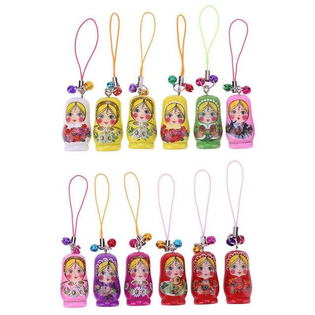 Drewniane Matryoshka lalki rosyjskie dla chłopców i dziewczynek w różnym stylu z życzeniami na Nowy Rok - Wianko - 24