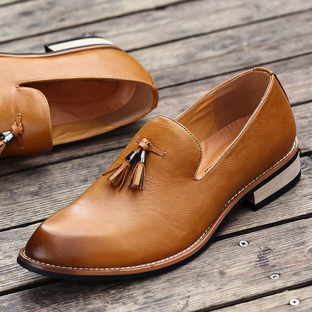 Męskie buty oxfordzkie w stylu brytyjskim, 2022, skórzane, trzykrotnie zszywane, idealne na wesele i do biura - Wianko - 24