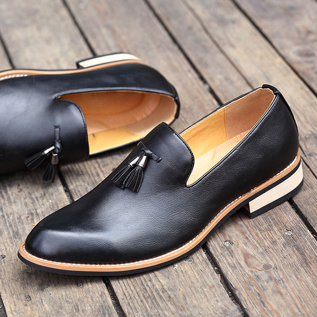 Męskie buty oxfordzkie w stylu brytyjskim, 2022, skórzane, trzykrotnie zszywane, idealne na wesele i do biura - Wianko - 21