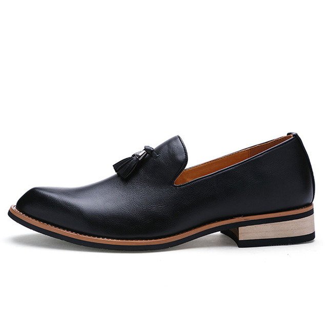 Męskie buty oxfordzkie w stylu brytyjskim, 2022, skórzane, trzykrotnie zszywane, idealne na wesele i do biura - Wianko - 13